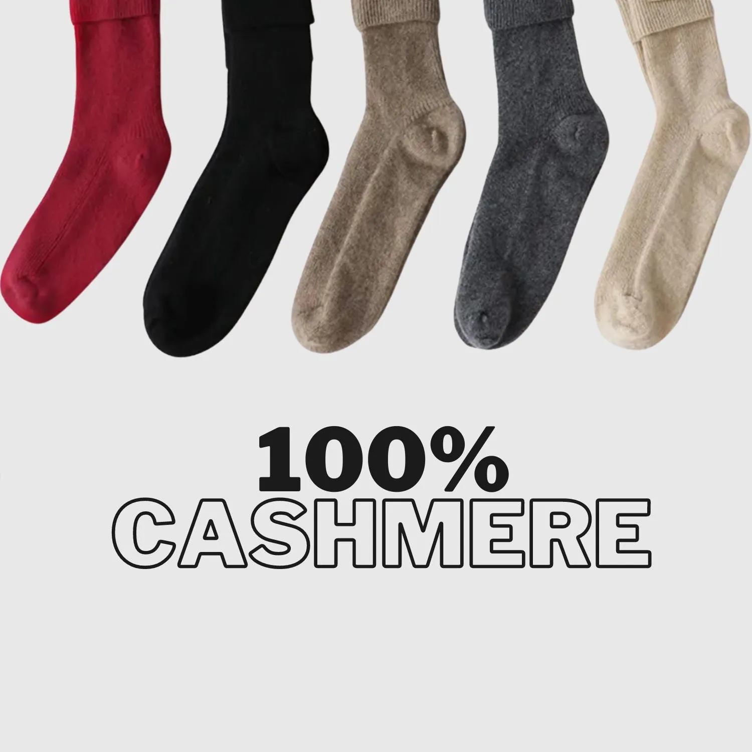 100% Cashmere socks