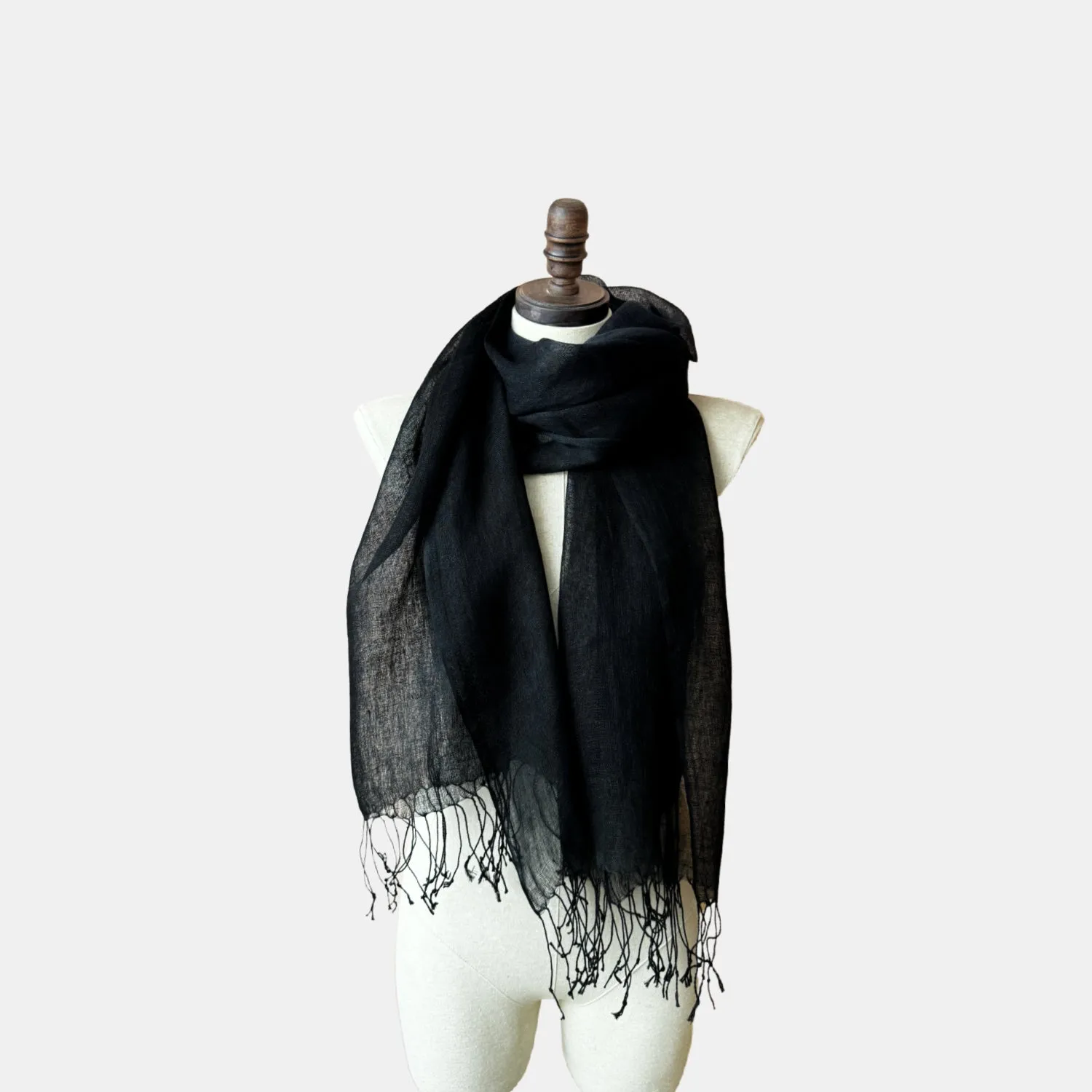 100% Linen Scarf | Ready-to-ship linen scarves and shawls by Econica