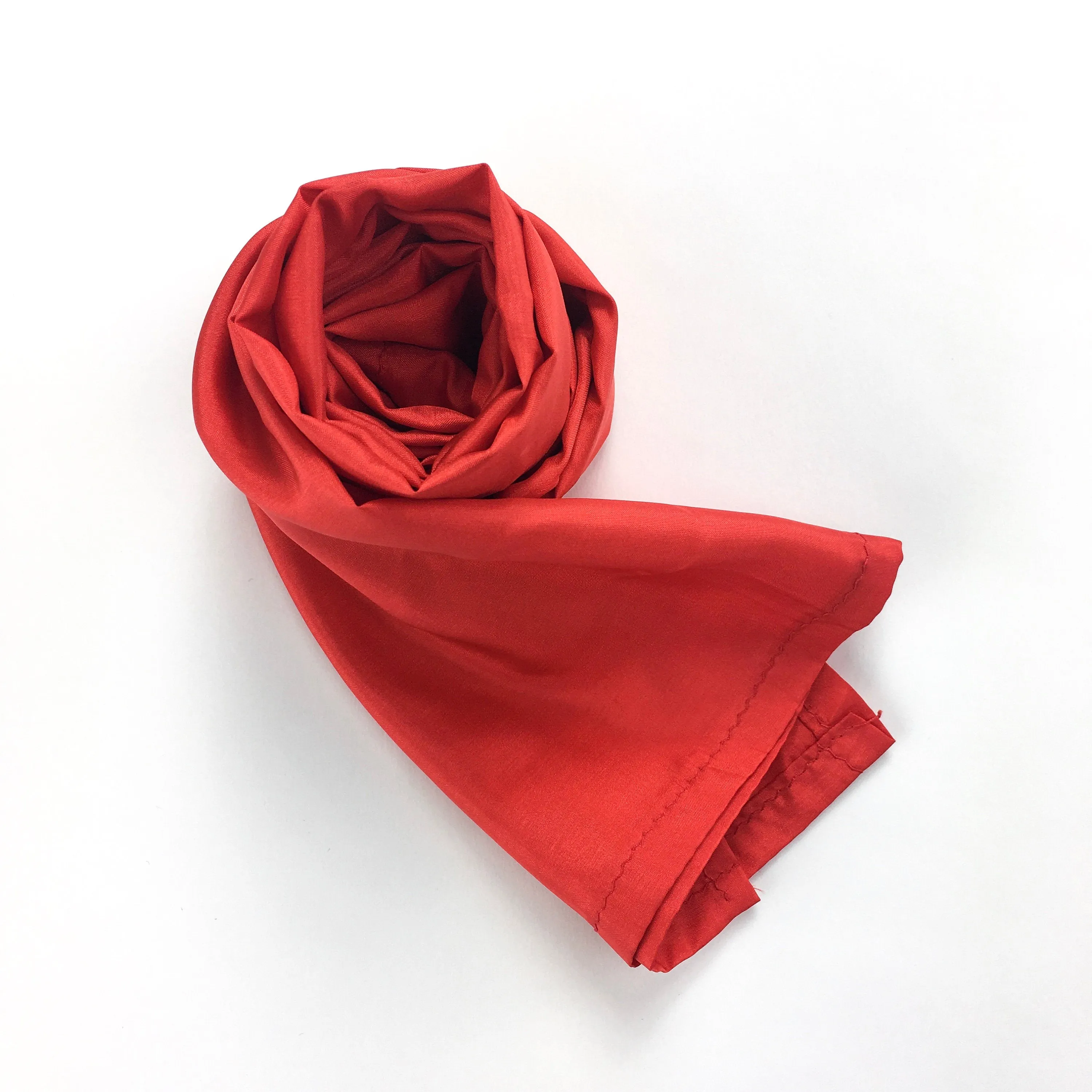 80s vintage long red scarf 💌 FREE SHIPPING