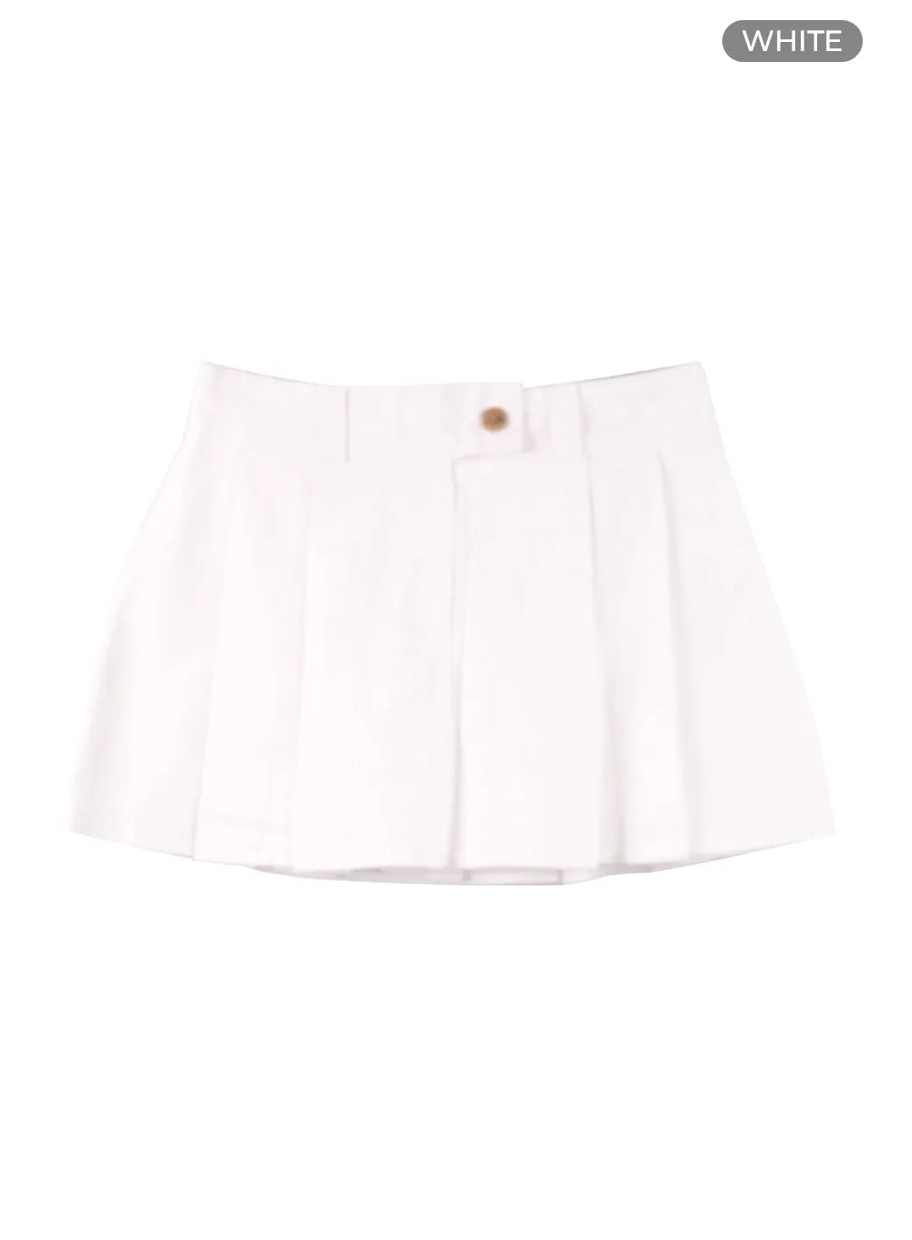 A-Line Pleated Mini Skirt OF422