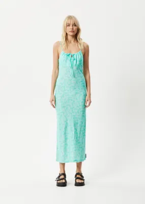 AFENDS Womens Benny - Maxi Dress - Jade Daisy