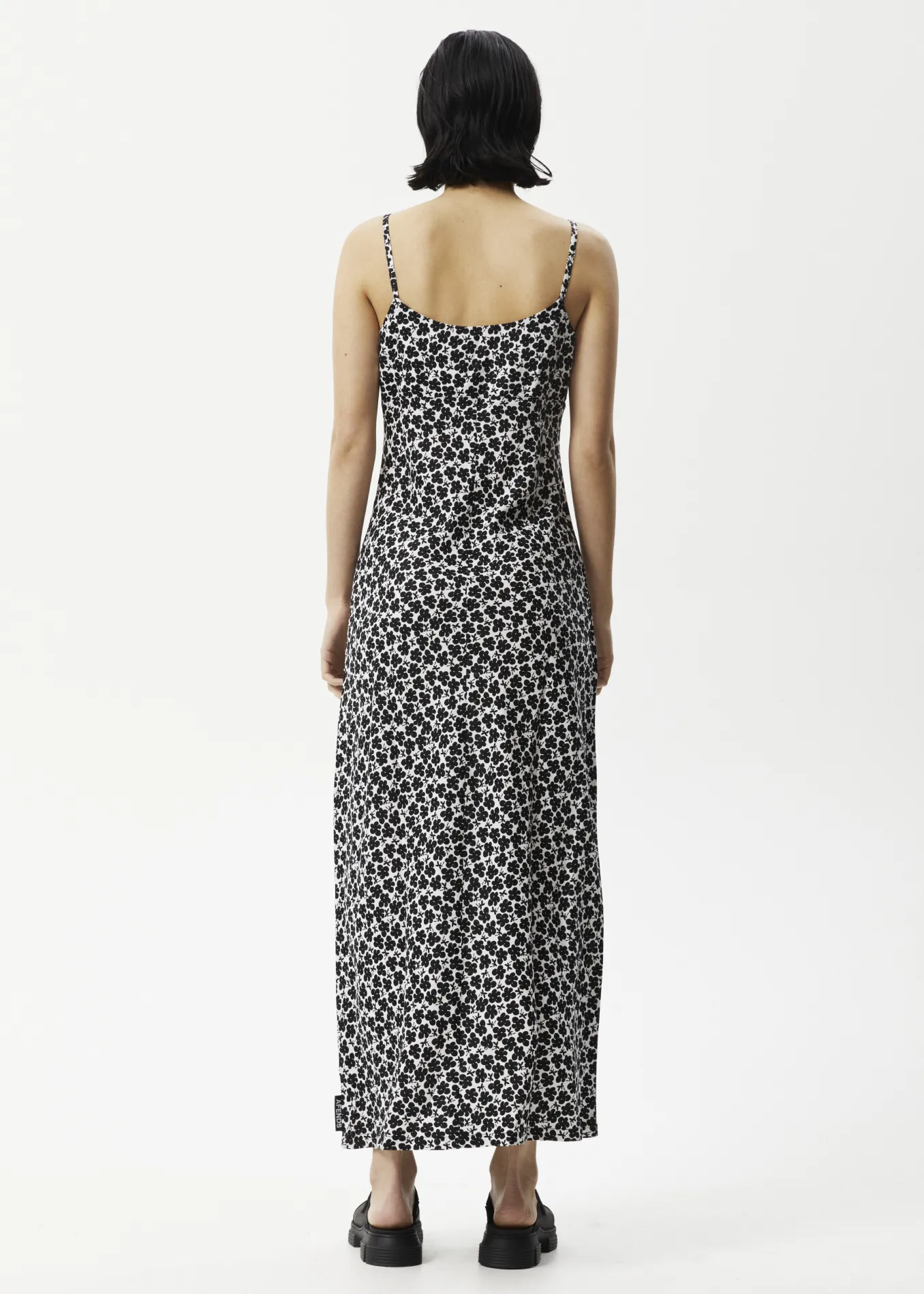 AFENDS Womens Madeline Dallas - Maxi Dress - Black Floral