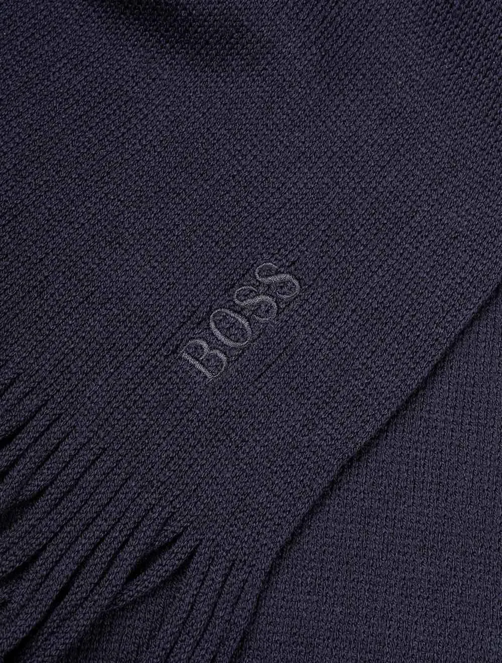 Albas Virgin Wool Scarf Navy