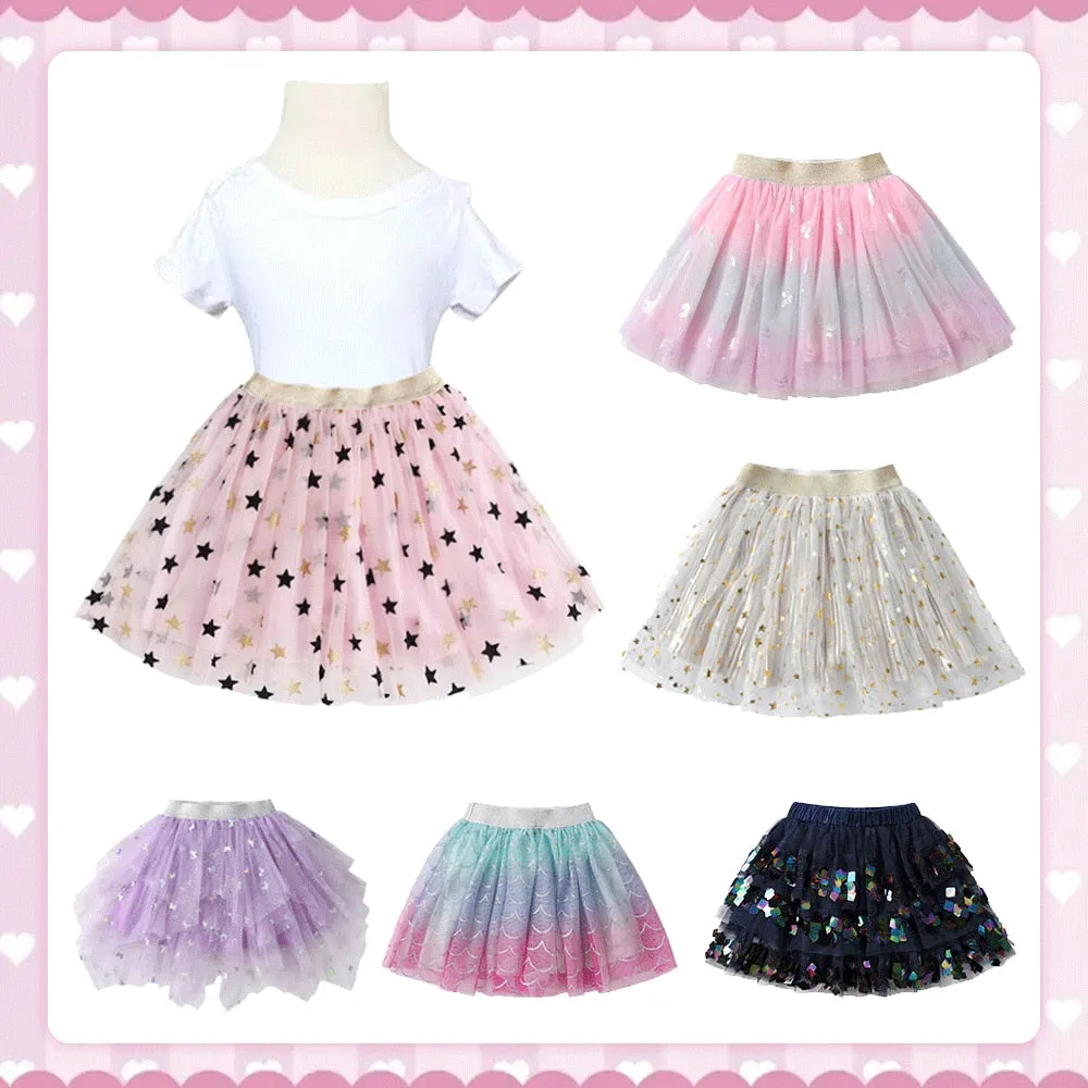 All Pink Layer Tulle Tutu Skirt 3T - 8T