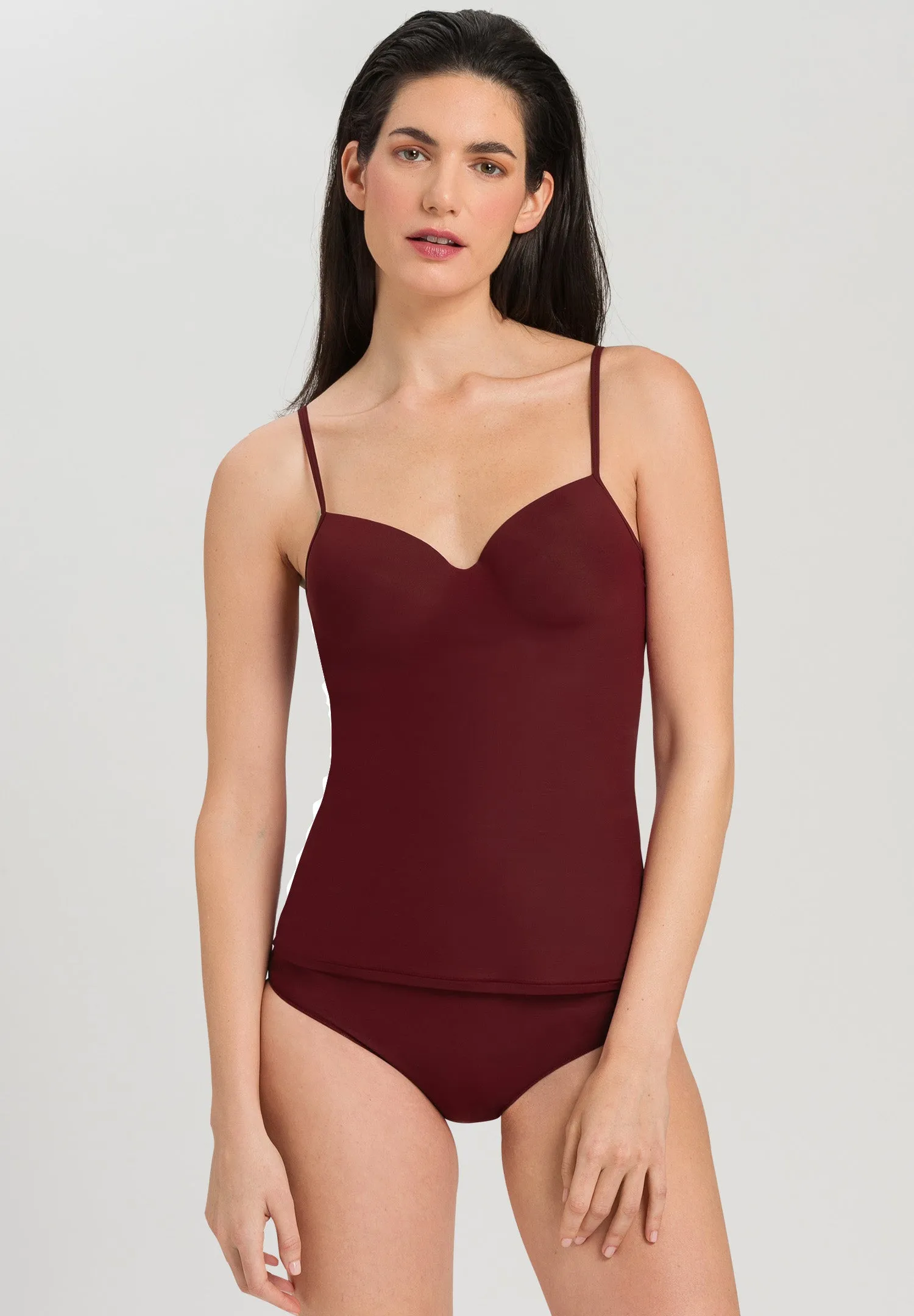 Allure Padded Bra Camisole | Dark Burgundy 71462-2990