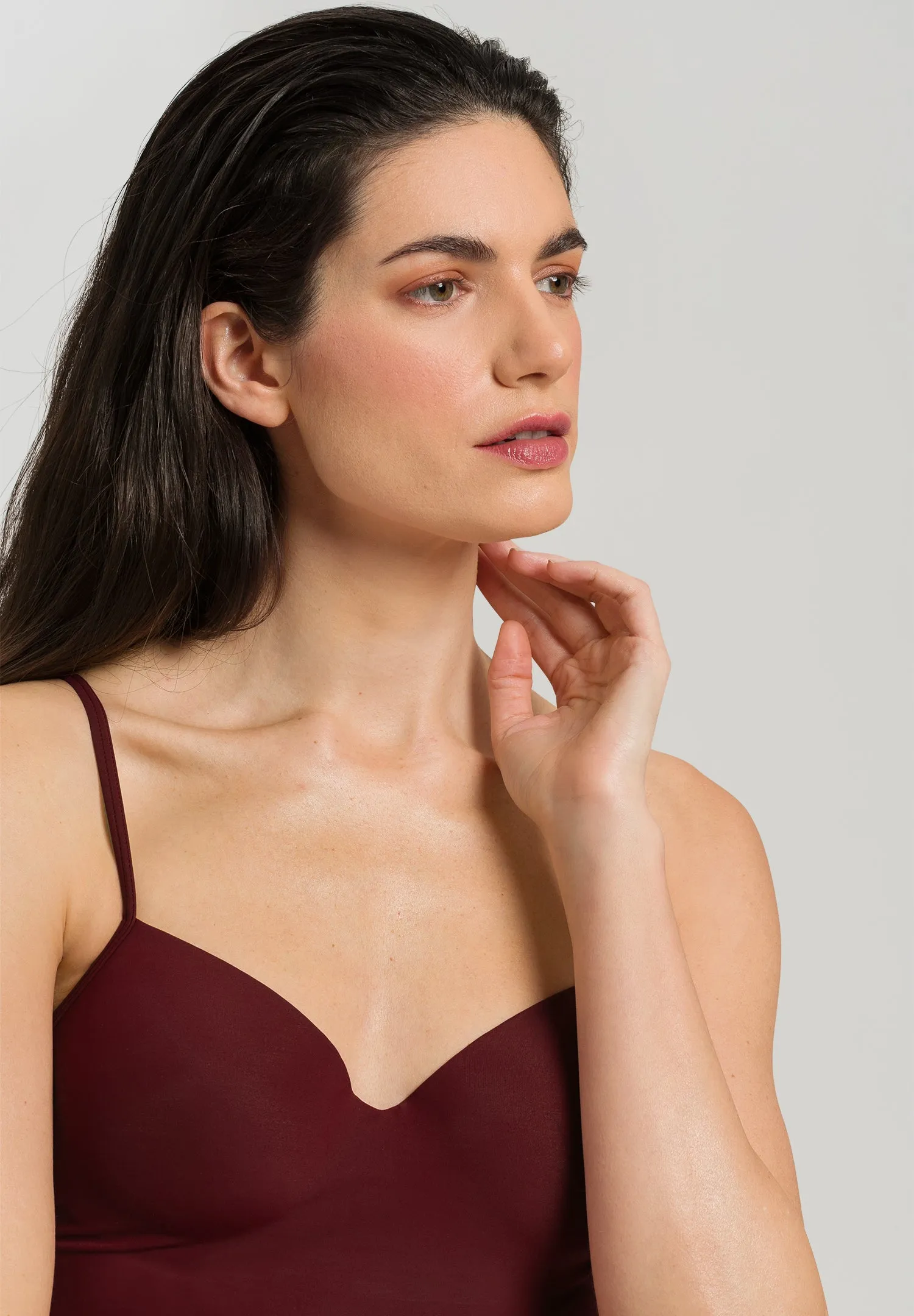 Allure Padded Bra Camisole | Dark Burgundy 71462-2990