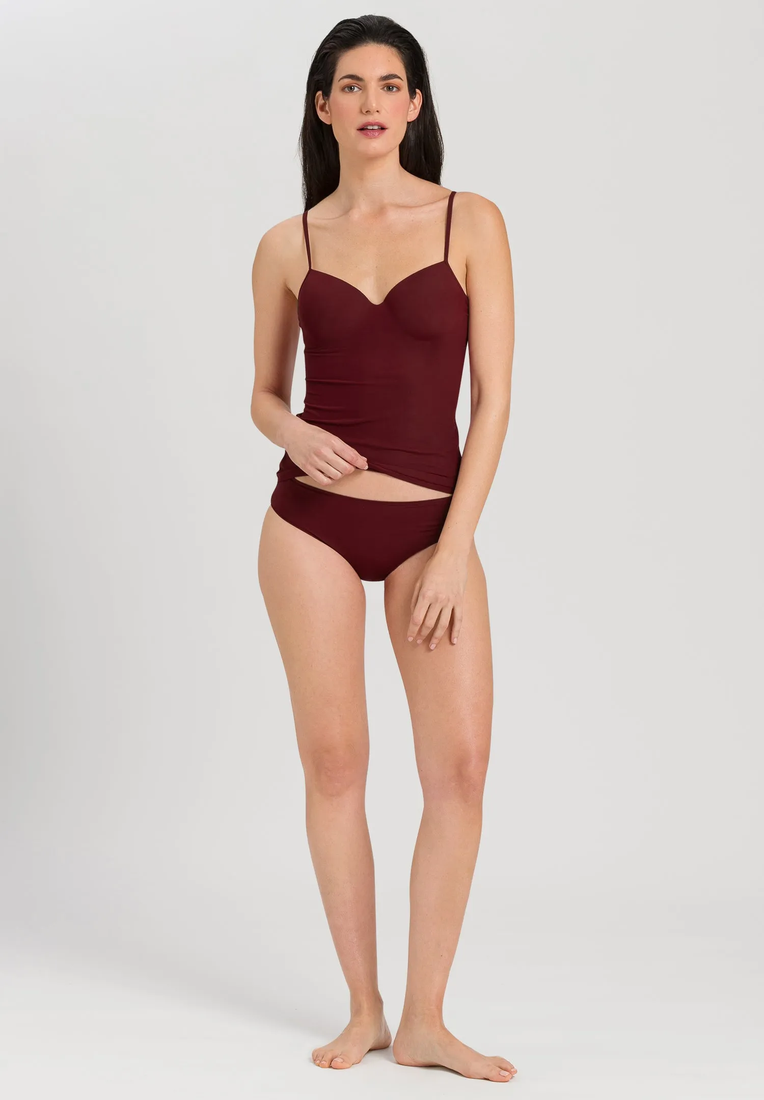 Allure Padded Bra Camisole | Dark Burgundy 71462-2990