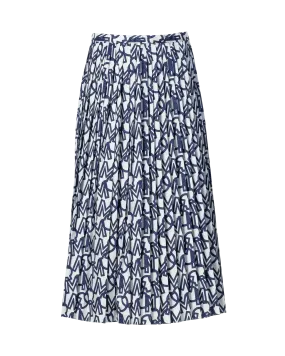 Anagram Printed Midi Skirt