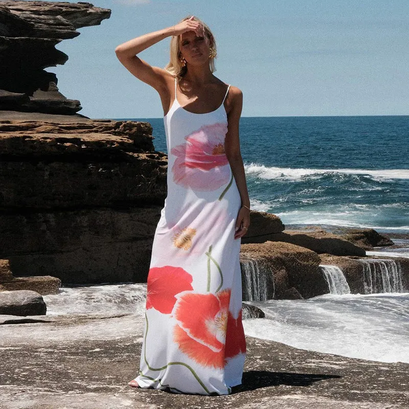 Anessa Floral Print Maxi Dress