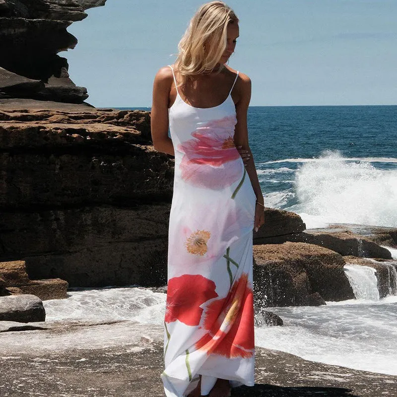 Anessa Floral Print Maxi Dress