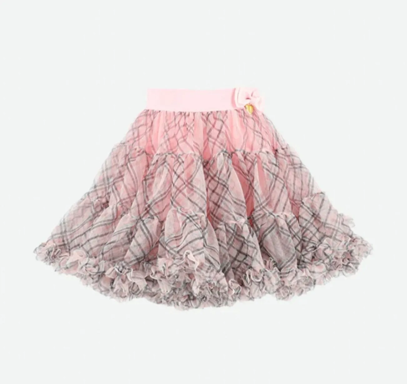 Angel's Face Girls Nancy PINK TARTAN Tutu Skirt