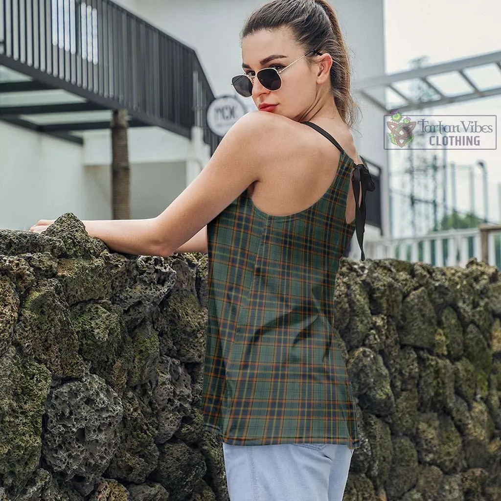 Antrim County Ireland Tartan Loose Halter Neck Camisole