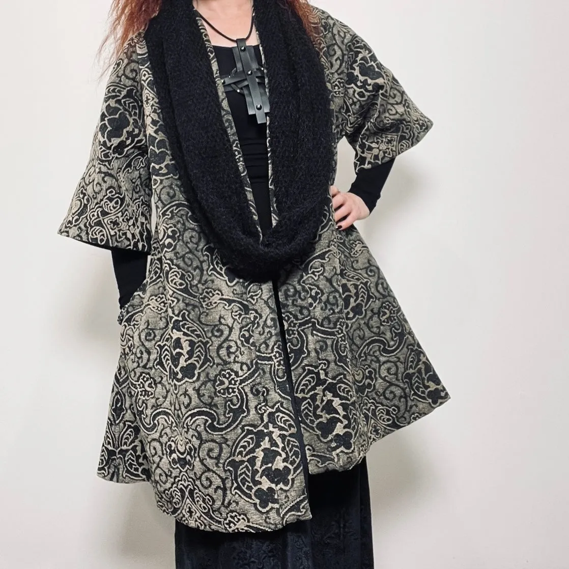 Audrey Swing Coat - One Of A Kind - Luxe jacquard