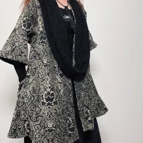 Audrey Swing Coat - One Of A Kind - Luxe jacquard