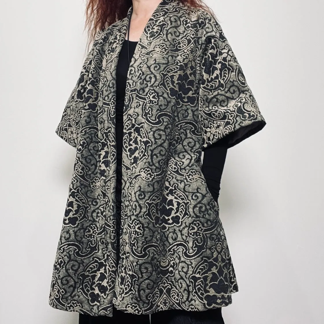 Audrey Swing Coat - One Of A Kind - Luxe jacquard