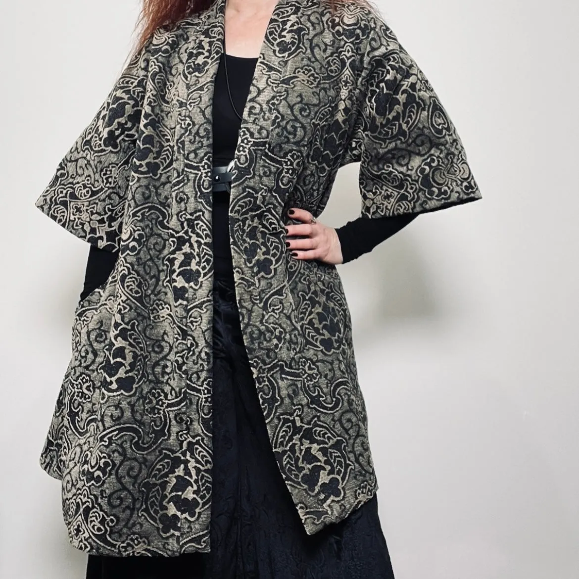 Audrey Swing Coat - One Of A Kind - Luxe jacquard