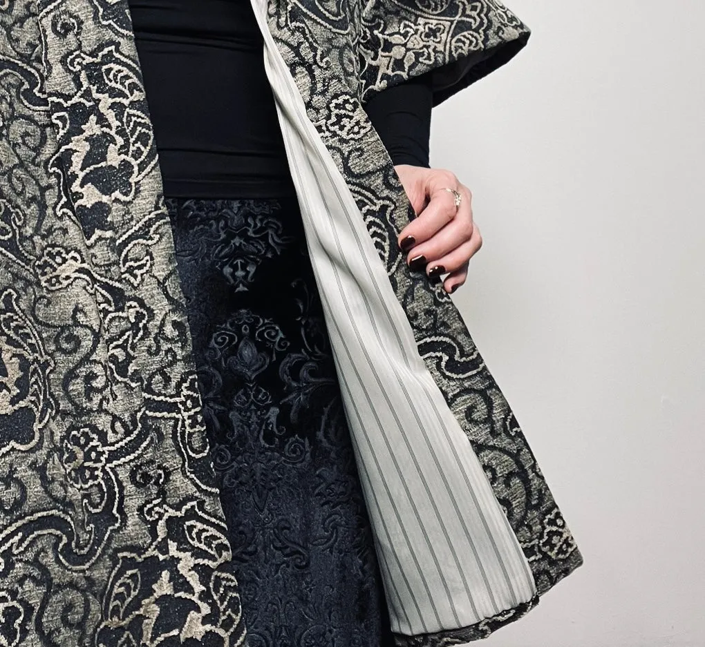 Audrey Swing Coat - One Of A Kind - Luxe jacquard