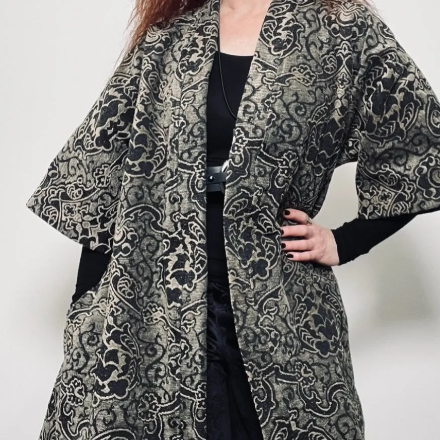 Audrey Swing Coat - One Of A Kind - Luxe jacquard