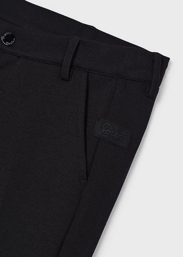 AW24 Mayoral Boys Black Chinos 513