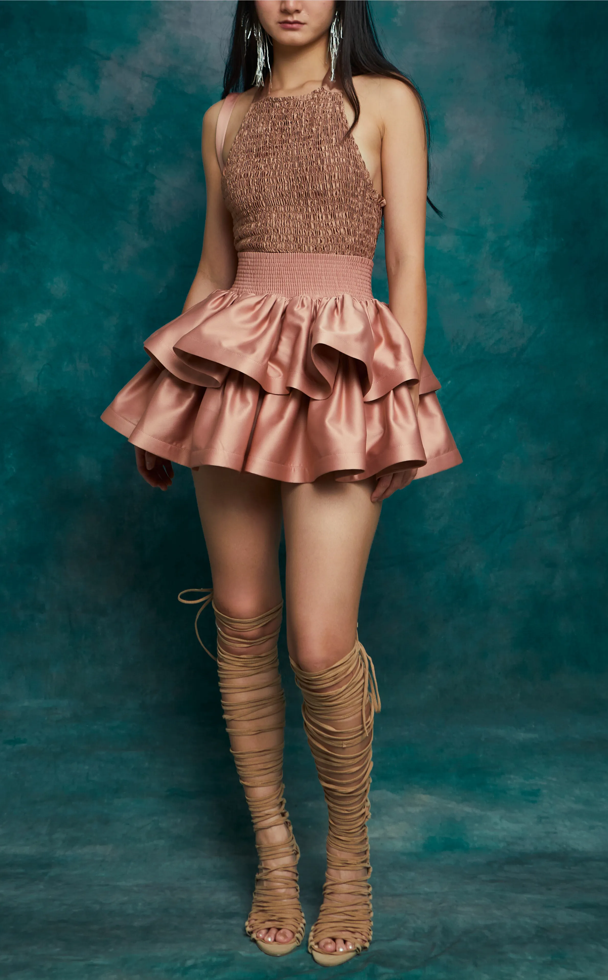 AYDA SKIRT - DUSTY ROSE