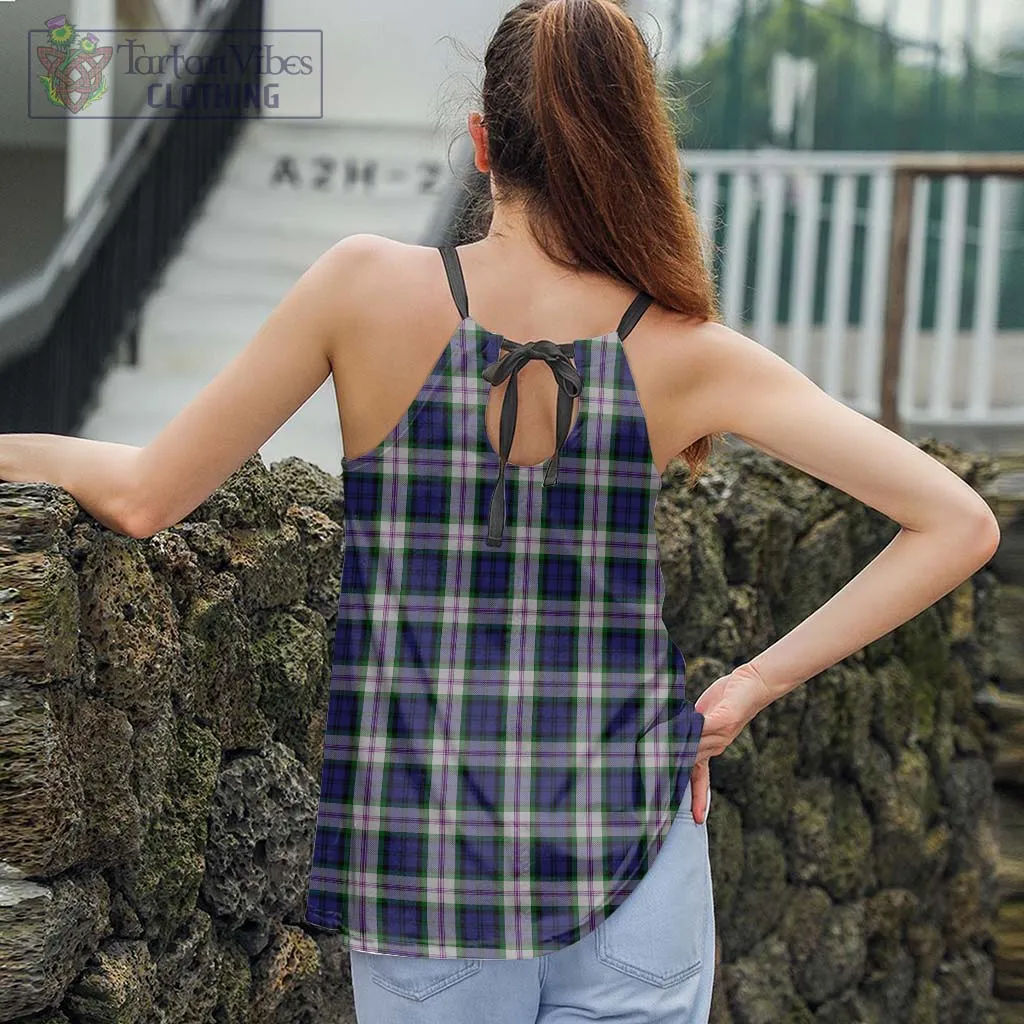 Baird Dress Tartan Loose Halter Neck Camisole