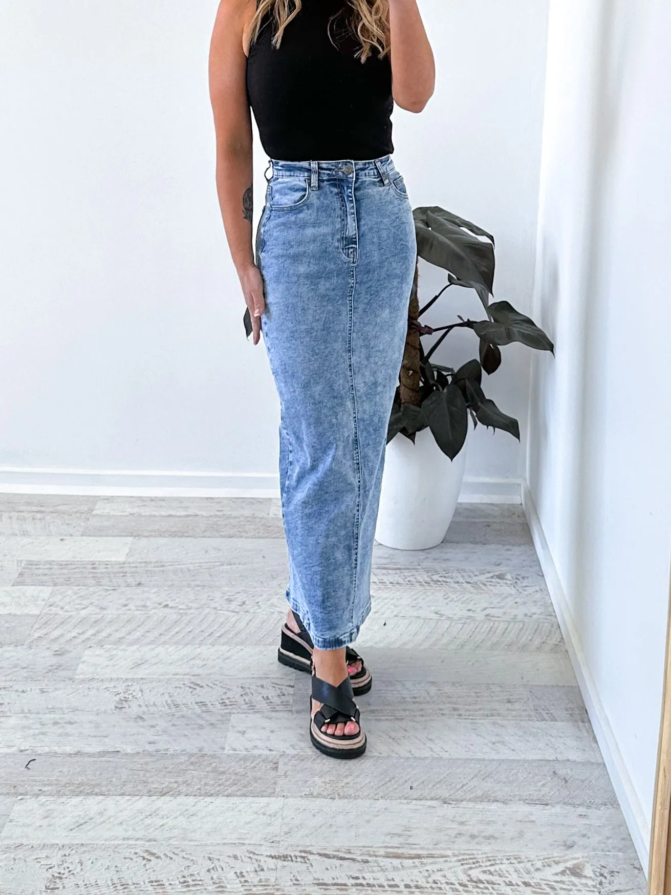 Beau Denim Skirt