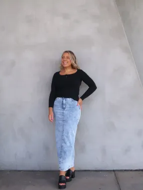 Beau Denim Skirt