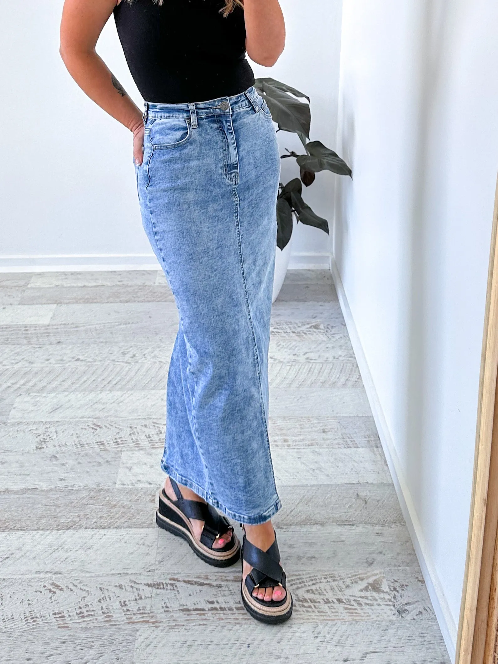 Beau Denim Skirt