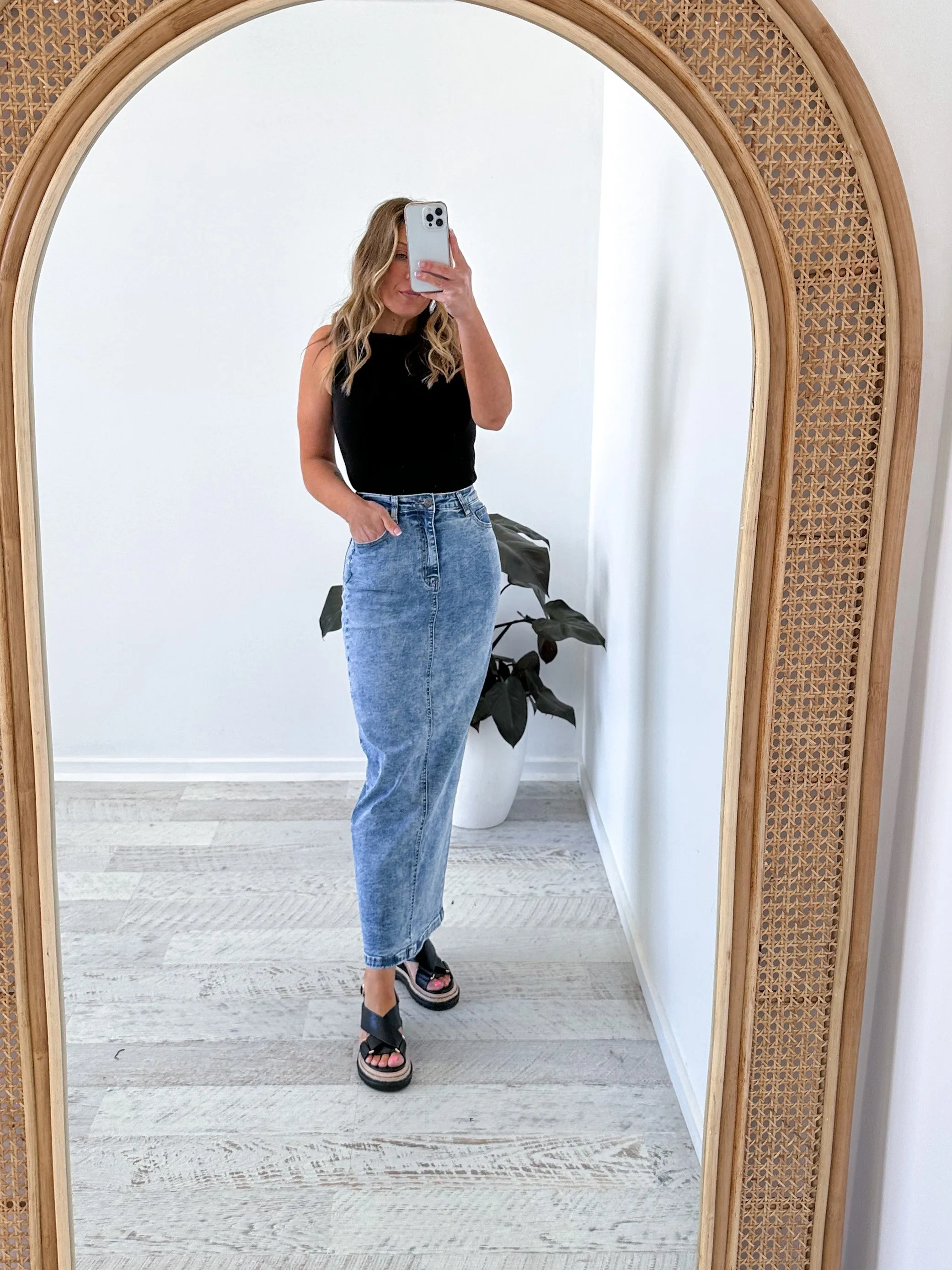 Beau Denim Skirt