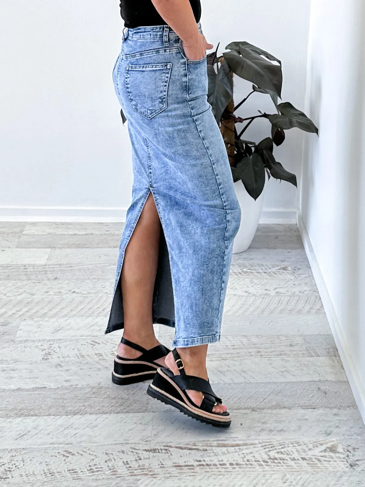 Beau Denim Skirt