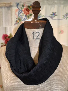 Berserk Cobblestone black loop infinity scarf