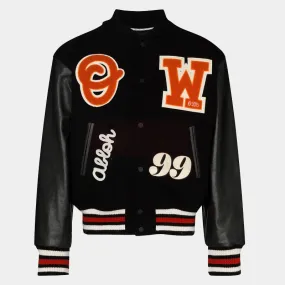 Best Genuine Baseball Style Letterman logo-appliqued varsity jacket