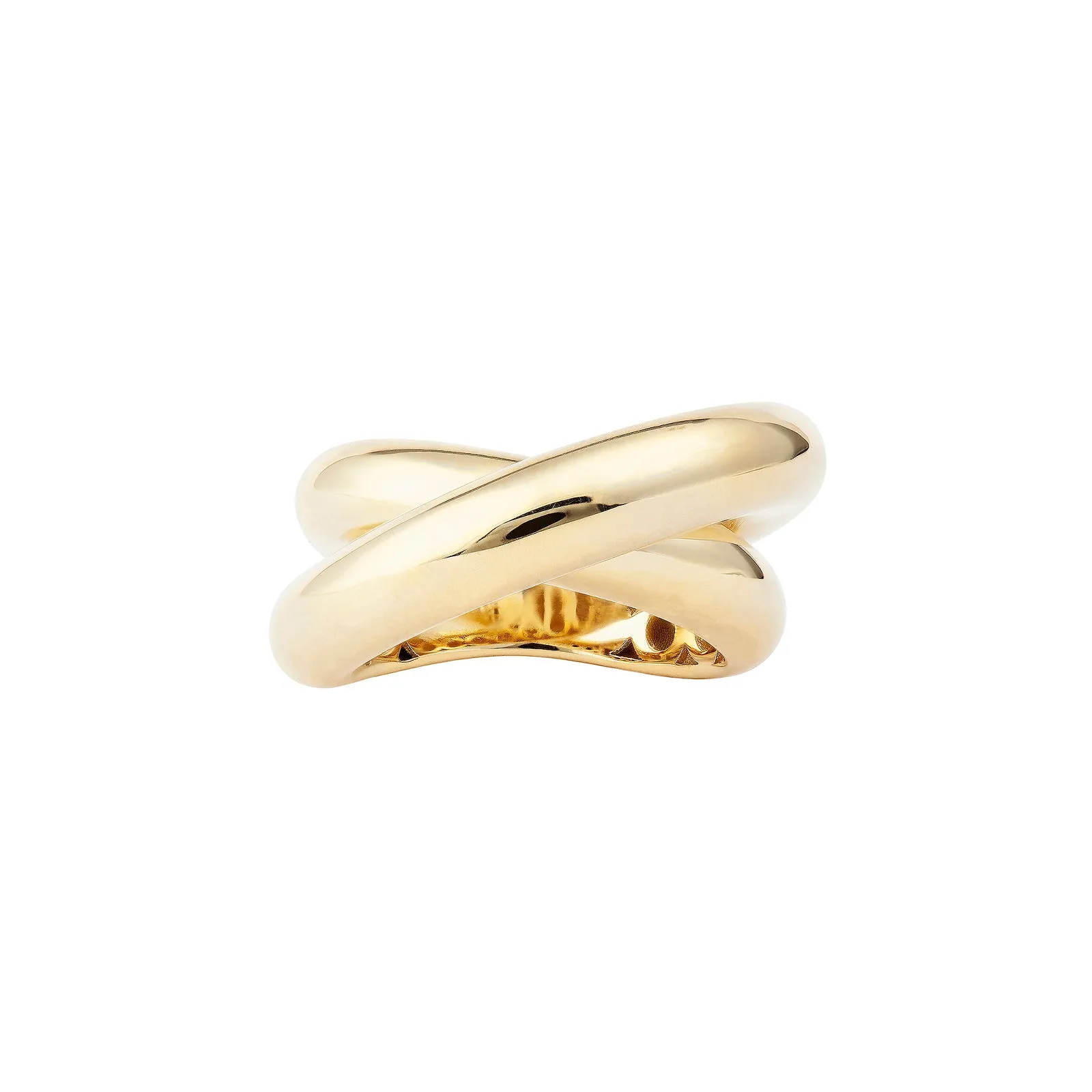 Big Infinity Loop Ring - Yellow Gold