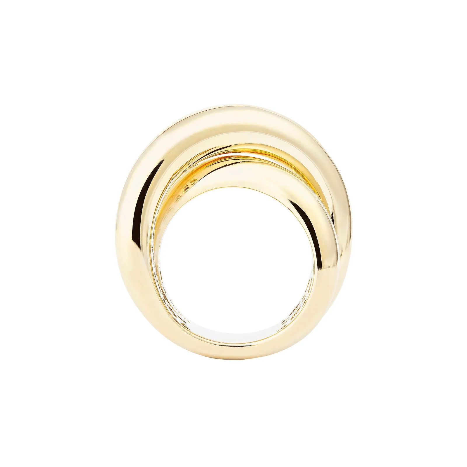 Big Infinity Loop Ring - Yellow Gold