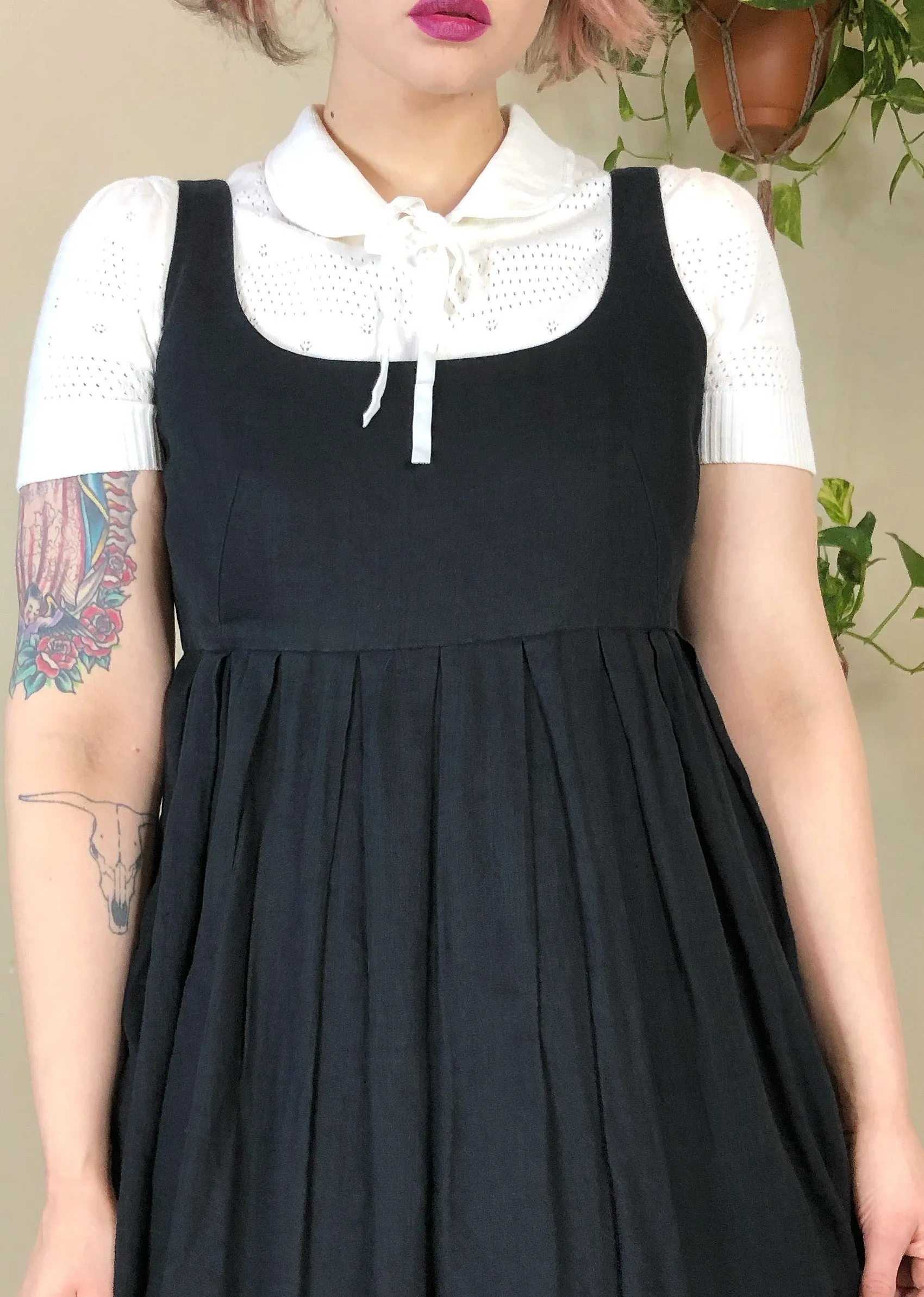 Black Jumper Dress - L/XL