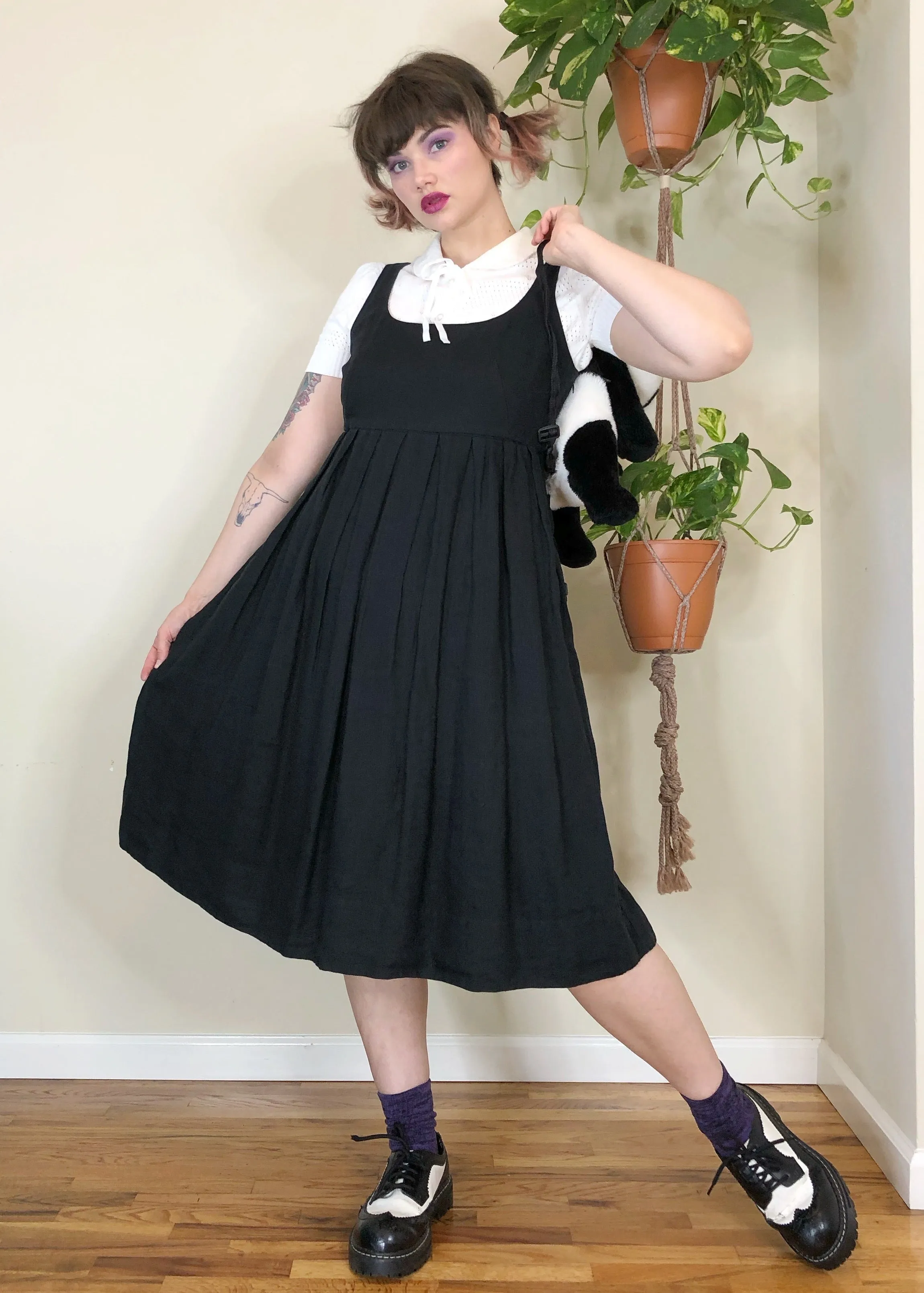 Black Jumper Dress - L/XL