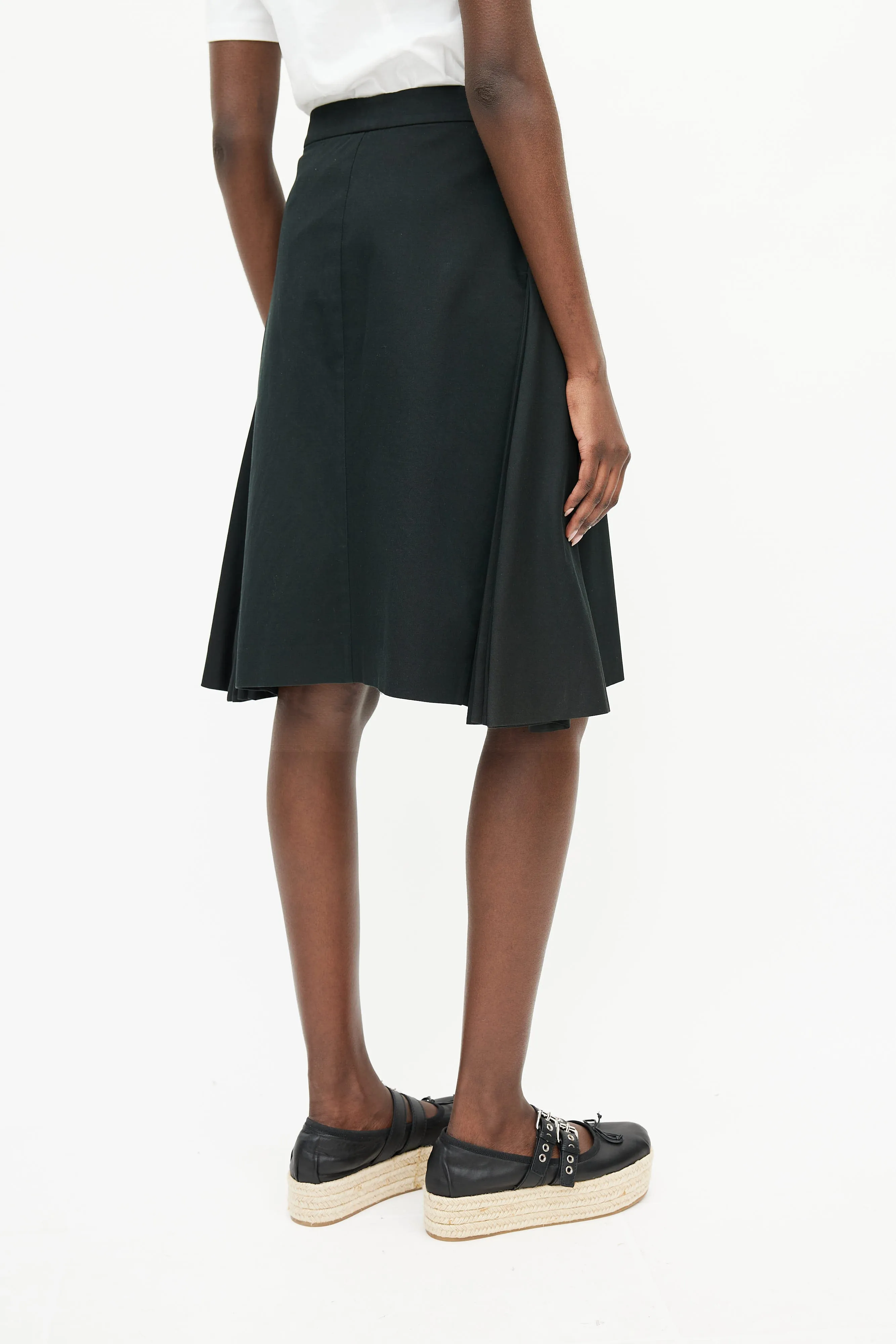 Black Pleated Skirt