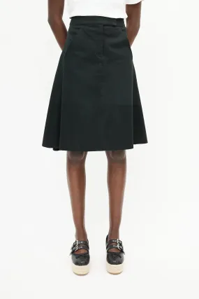 Black Pleated Skirt