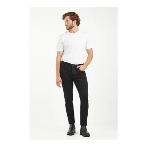 Black Slim Fit 5 Pocket Jeans