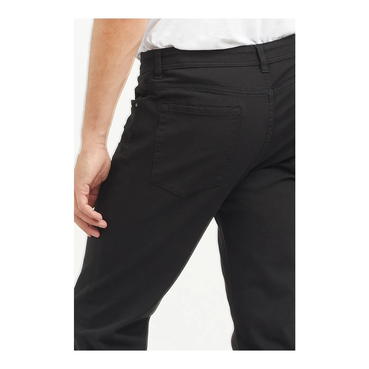 Black Slim Fit 5 Pocket Jeans