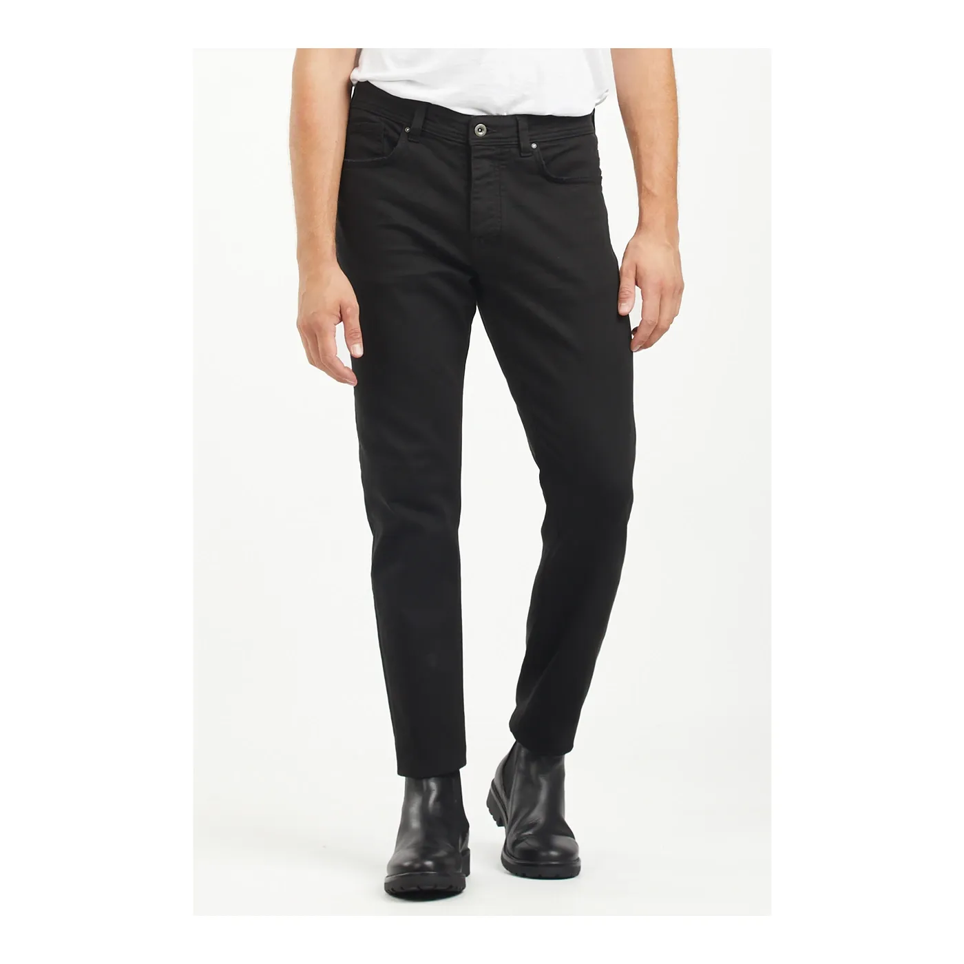 Black Slim Fit 5 Pocket Jeans