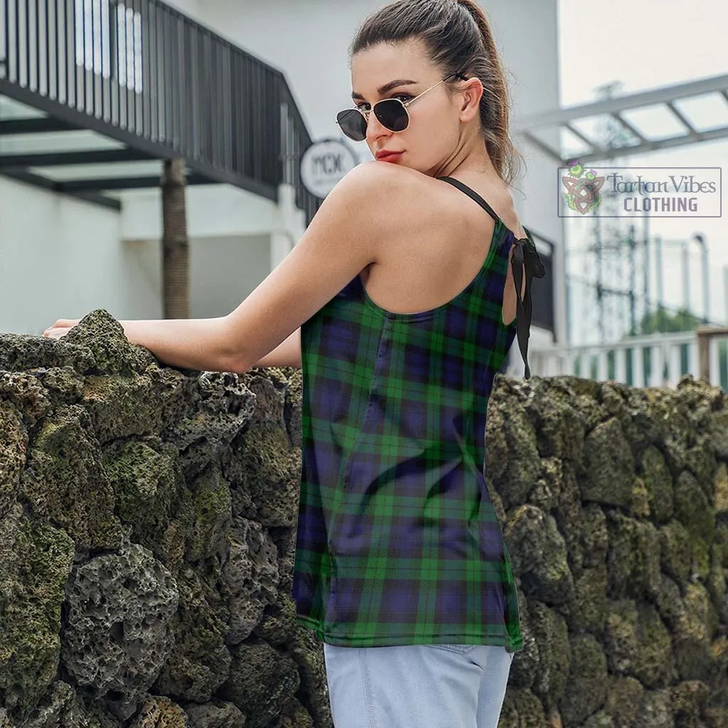 Black Watch Tartan Loose Halter Neck Camisole