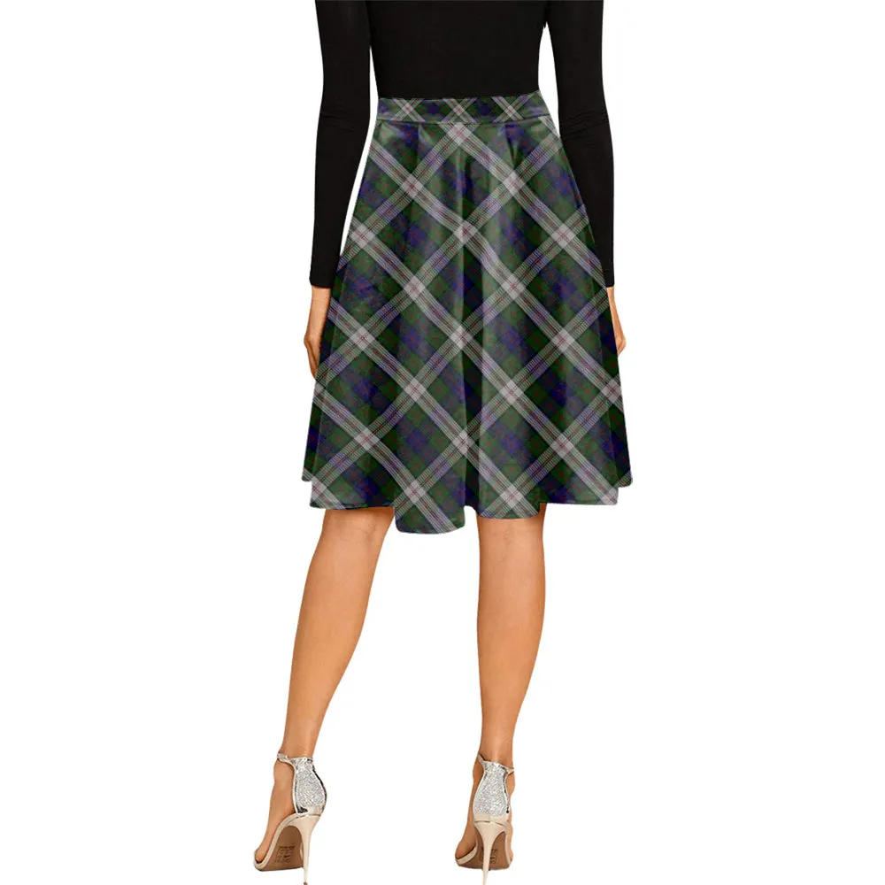 Blair Dress Tartan Melete Pleated Midi Skirt