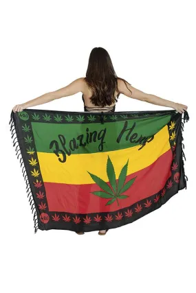 Blazing Hemp Rasta Sarong