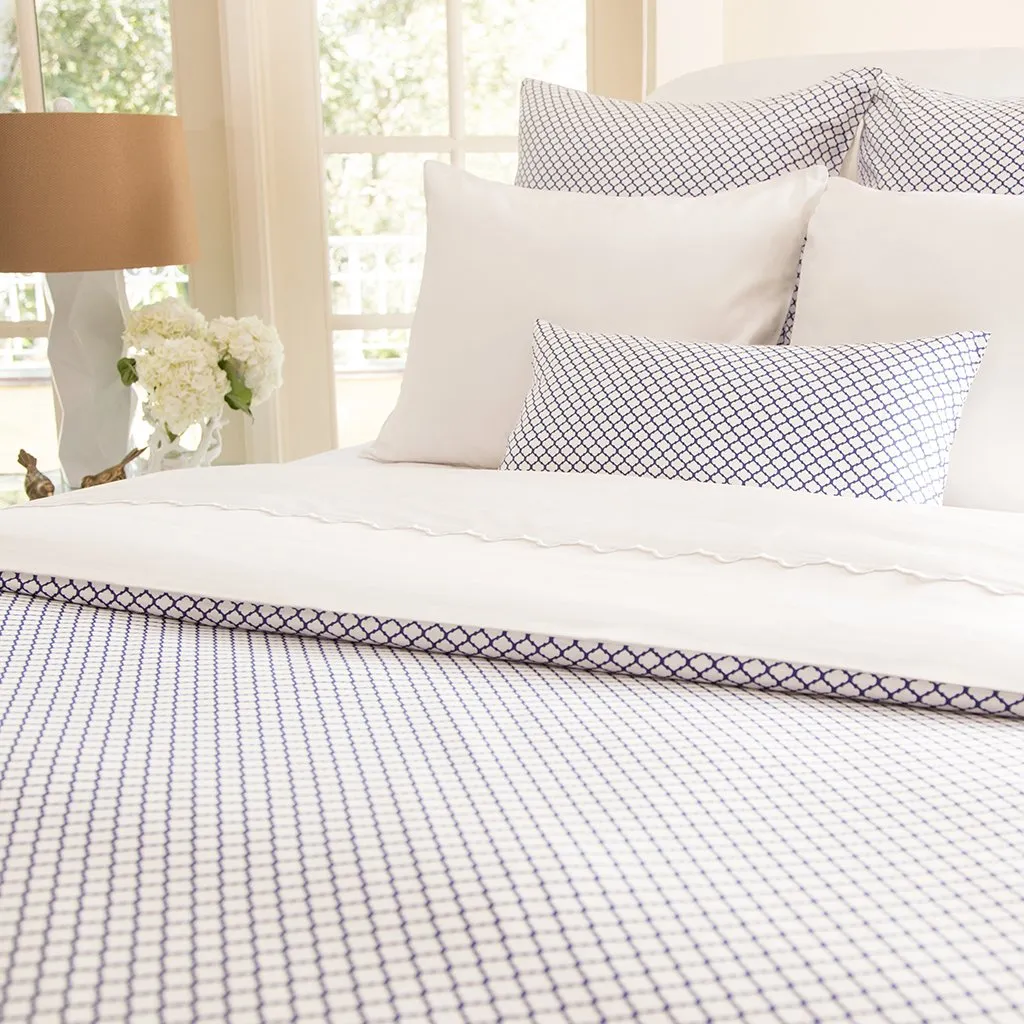 Blue Page Duvet Cover