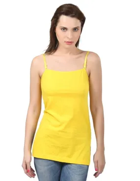 Bodycare Cotton Long Slit Camisole-42YE