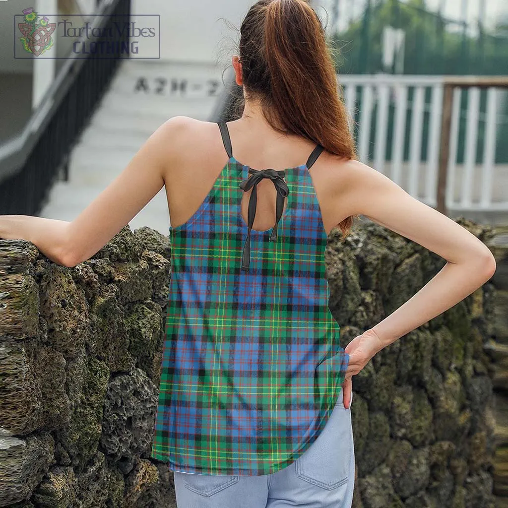 Bowie Ancient Tartan Loose Halter Neck Camisole