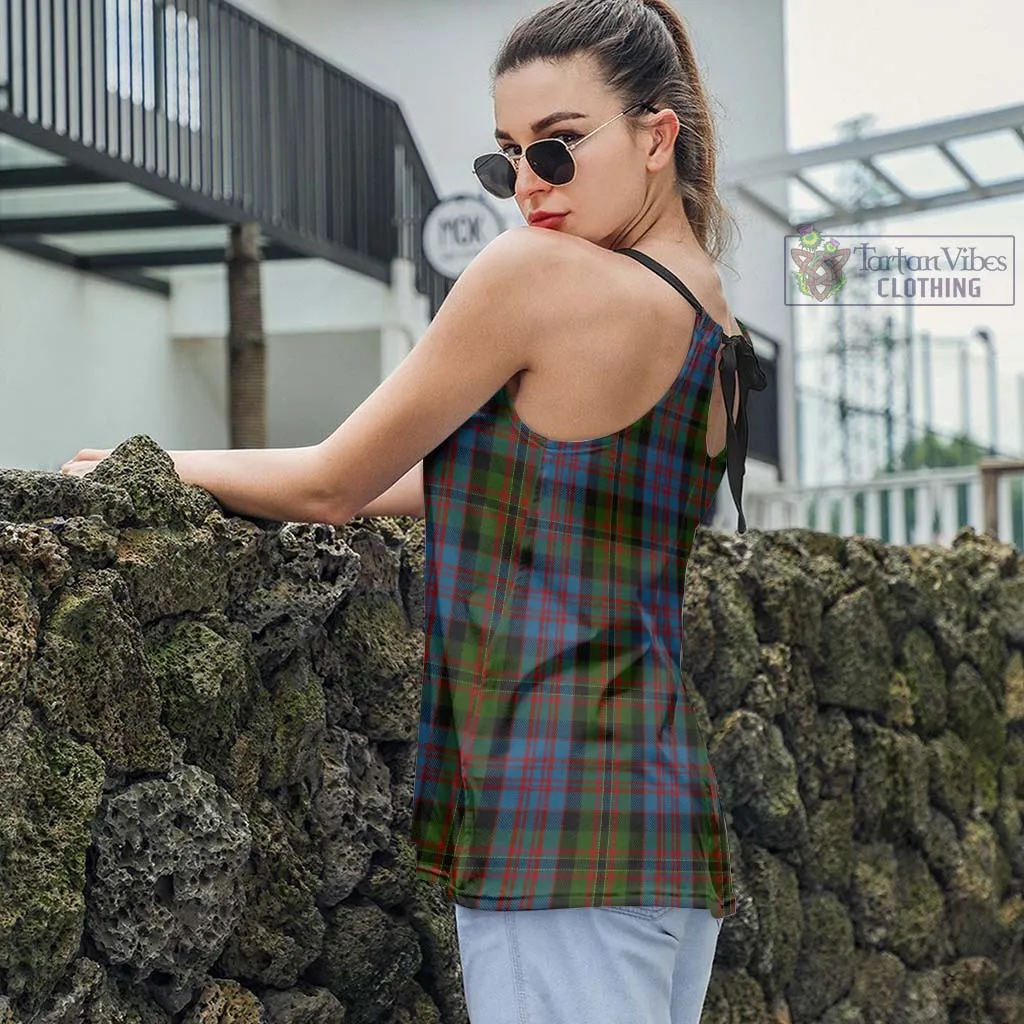 Bowie Tartan Loose Halter Neck Camisole