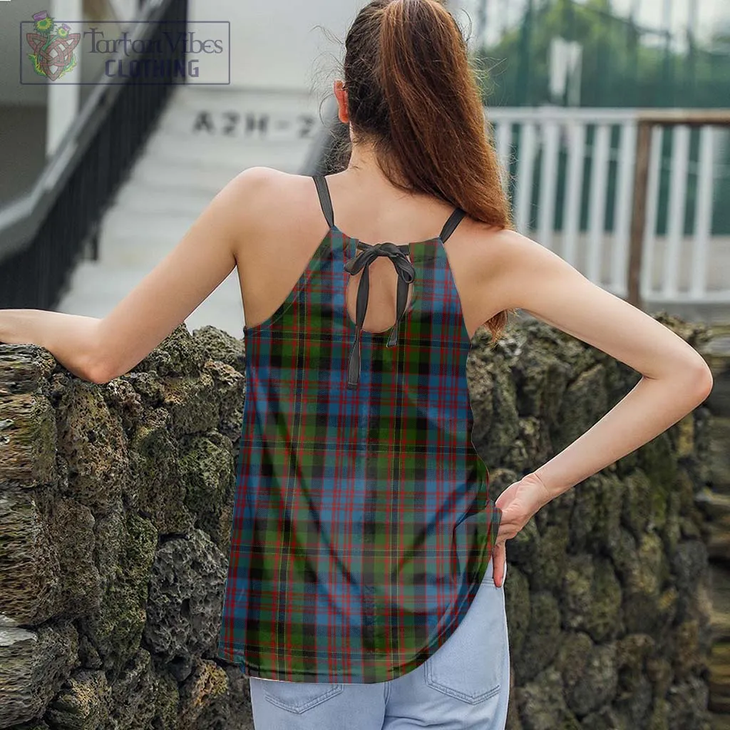 Bowie Tartan Loose Halter Neck Camisole