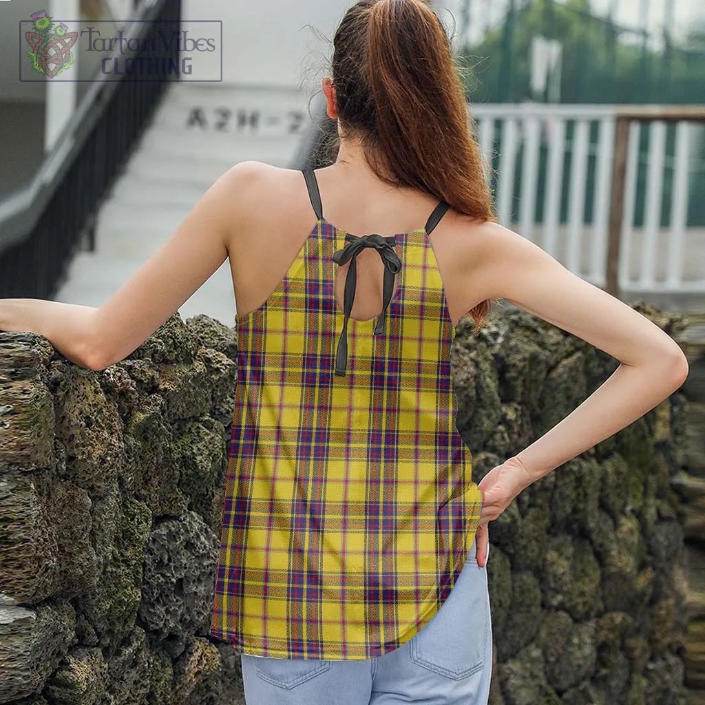 Bracken Tartan Loose Halter Neck Camisole